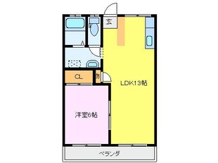 白子駅 徒歩11分 2階の物件間取画像